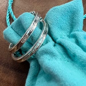 Tiffany 1837® Hoop Earrings in Silver, Medium